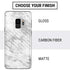 Silver Marble Galaxy S9 Skin